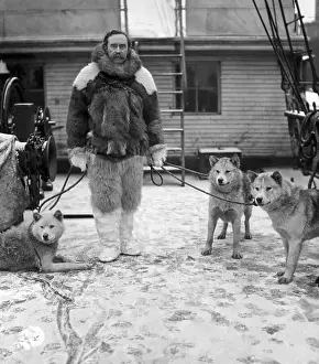 Leash Prints: Robert E. Peary with Sled Dogs