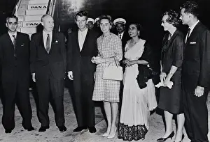 Karachi Prints: Robert and Ethel Kennedy Visiting India