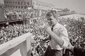 Robert F Kennedy at Beach Reception