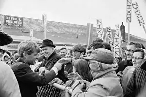 Robert F. Kennedy Campaigning With Handshakes