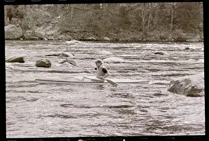 Robert F. Kennedy Kayaking in The Rapids