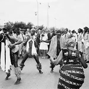 Robert F. Kennedy Observing Abidjan Floor Show
