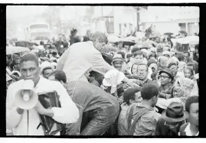 Omaha Prints: Robert F. Kennedy Reaching out From Campaign Motorcade