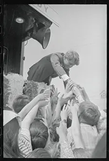 Harrisburg Prints: Robert F. Kennedy Shaking Hands From Crowd