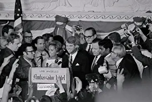 Robert F. Kennedy Amongst Supporters