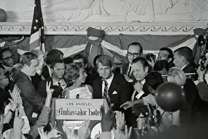 Robert F. Kennedy Amongst Supporters