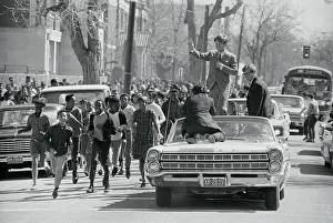 Denver Prints: Robert F. Kennedy Waving From Motorcade