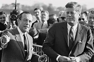 Photojournalist Prints: Robert F. Wagner With President John F. Kennedy
