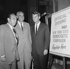 Supporters Prints: Robert F. Wagner, Robert F. Kennedy and W