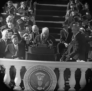 Robert Frost Reads at President Kennedy's Inauguration