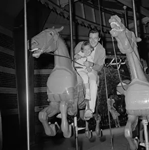 Robert Goulet on Carousel with Daughter Nicki