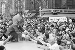Wagner Jr Prints: Robert Kennedy Campaigning in Little Italy
