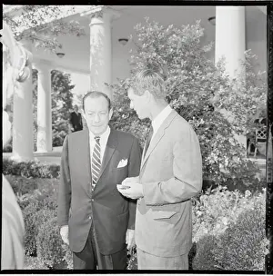 Robert Kennedy Conferring with Robert F. Wagner