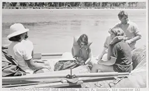 Robert Kennedy and His Daughter