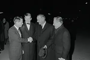 Robert Kennedy Greeting Lyndon B. Johnson