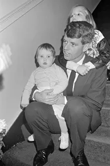 Glen Cove Prints: Robert Kennedy Holding a Press Conference