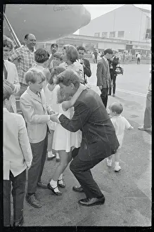 Robert Kennedy Hugging His Daughter
