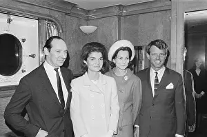 Robert Kennedy, Jacqueline Kennedy, Lord Harlech and Mrs. Harlech