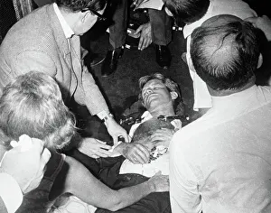 Robert Kennedy Lies Wounded