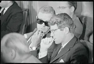 Whispering Prints: Robert Kennedy Listening to Joseph S. Clark