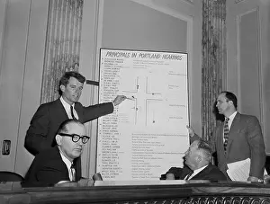 Robert Kennedy Pointing to Chart