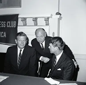 Jacob K Prints: Robert Kennedy Sitting With Colleagues