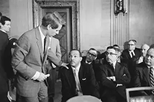 Robert Kennedy Speaking With Carl Stokes