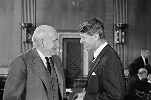 Robert Kennedy Speaking with John McCloy