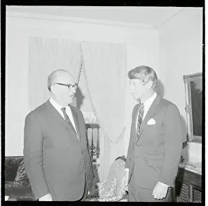 Robert Kennedy Speaking With Levi Eshkol