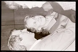Robert Kennedy Standing Next to Edith Green