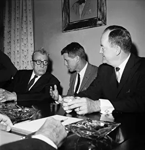 Conference Room Prints: Robert Kennedy Talking With Senators