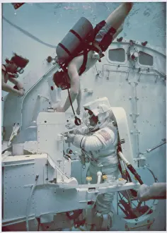 Submerged Prints: Robert L. Stewart Simulating Weightless Environment in Space