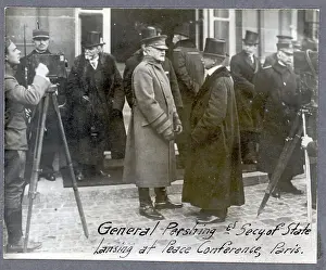Robert Lansing with General John Pershing