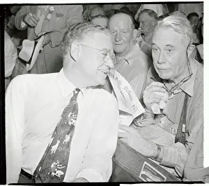 Robert R Prints: Robert McCormick with Wayland Brooks