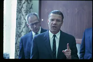 Mcnamara Prints: Robert McNamara Testifying Before Congressional Committee