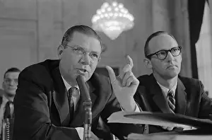 Roberts Prints: Robert McNamara Testifying in DC