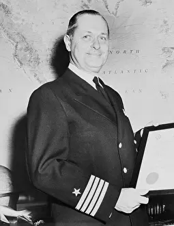 Certificate Prints: Robert Montgomery in Captain's Uniform