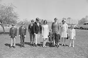 Mclean Prints: Robert and Mrs. Kennedy with Family
