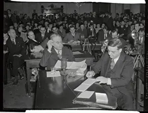 Robert R. McCormick Sitting at Hearing