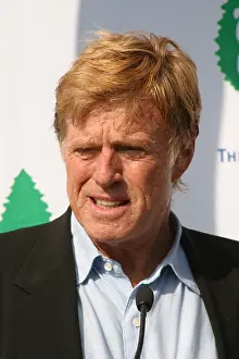 Prints of UNITED STATES - NOVEMBER 13: Robert Redford Opens Environmentally Built NRDC Office Building Santa Monica, Ca 11/13/03 (Photo by Vinnie Zuffante/Getty Images) Robert Redford: Classic Hollywood Elegance: Robert Redford Opens NRDC Office Building in Santa Monica, Ca
