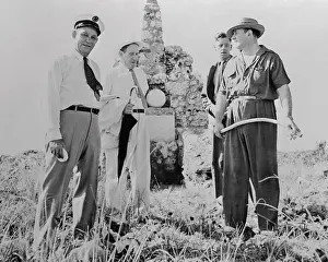Harry Prints: Robert Ripley and Friends Posing at Monument