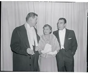 Robert Ryan with Anthony Quinn and Wife