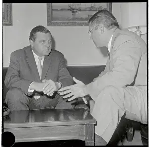 Roberts Prints: Robert S. McNamara with Franz Josef Strauss