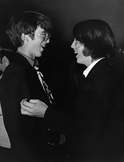 Robert Shriver and Christopher Lawford Having Conversation