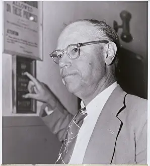 Patience Prints: Robert Taft Waiting for Elevator