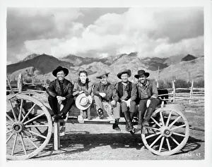 Robert Taylor And Mary Howard In Billy The Kid