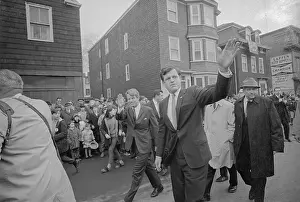 Robert and Ted Kennedy Marching in a Parade