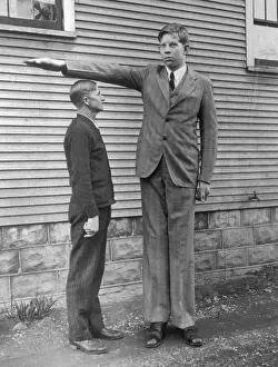 Robert Wadlow with Father