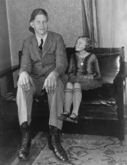 Robert Wadlow with Sister