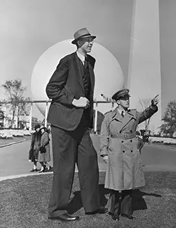 Robert Wadlow with Tour Guide